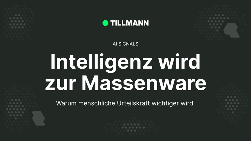 Intelligenz wird zur Massenware