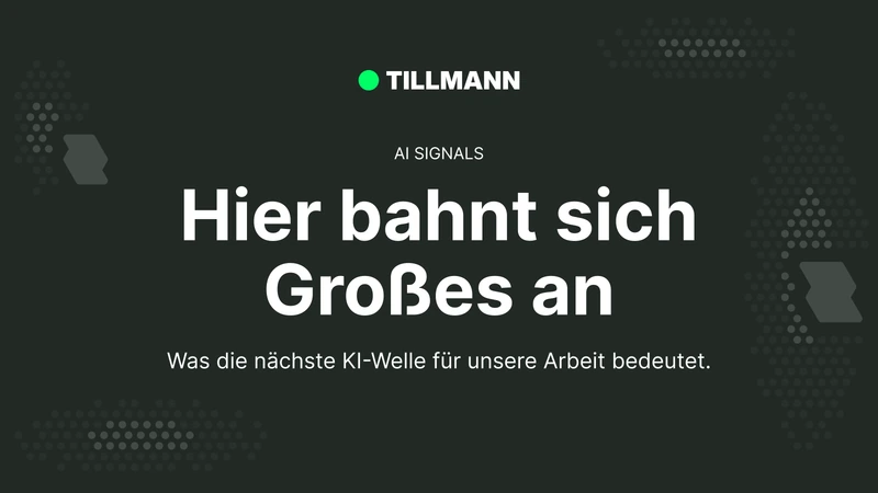 Hier bahnt sich Großes an