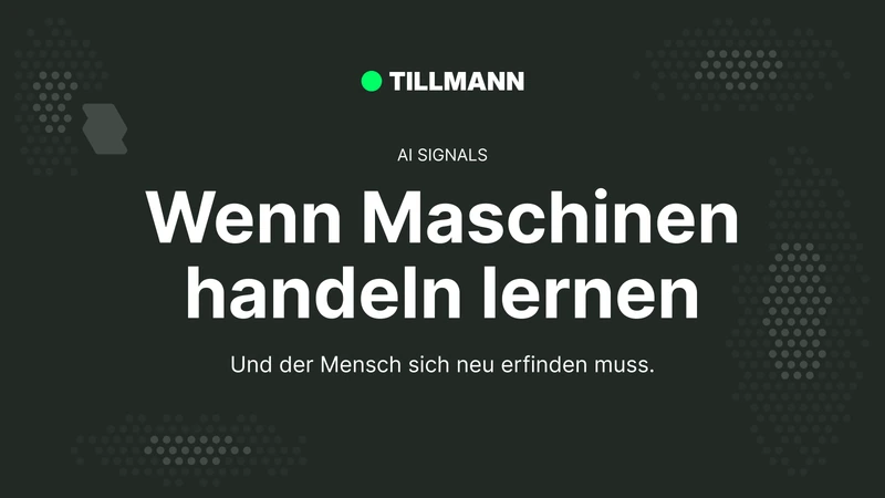 Wenn Maschinen handeln lernen