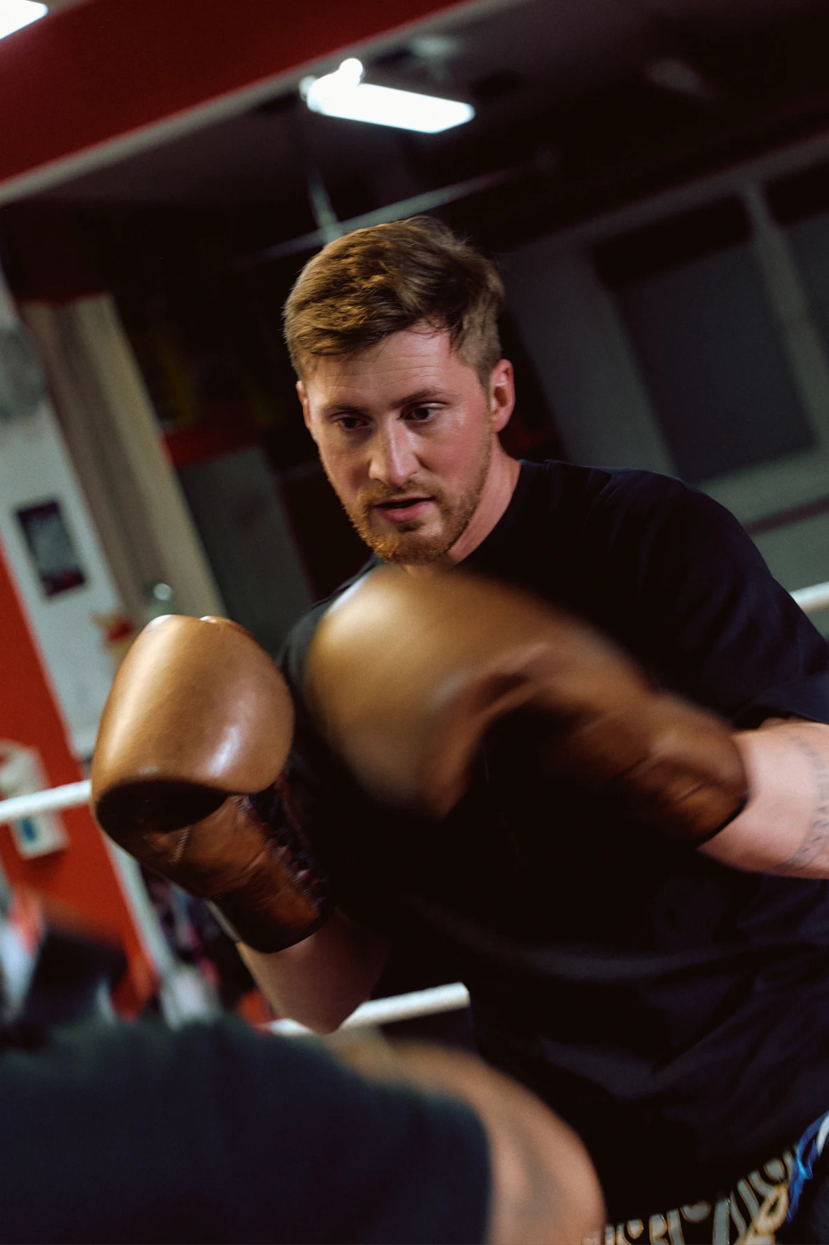 Eric in boxing training · Lukas Piel